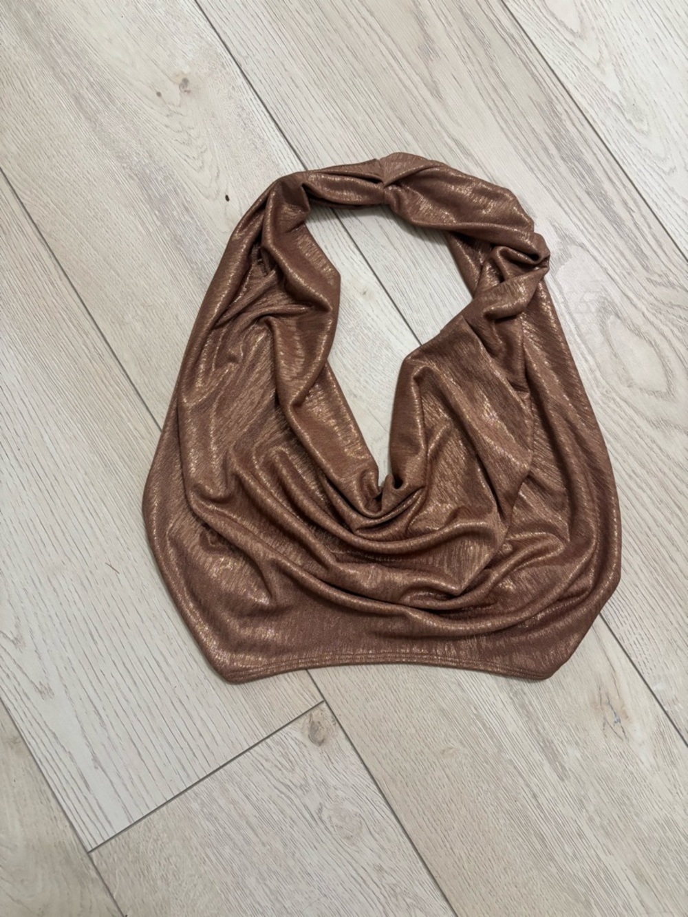 Gold Halter Top